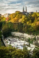 skateparc dans la vallée de la Pétrusse