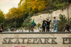 skateparc dans la vallée de la Pétrusse