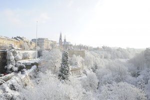 Panorama de la Ville en hiver