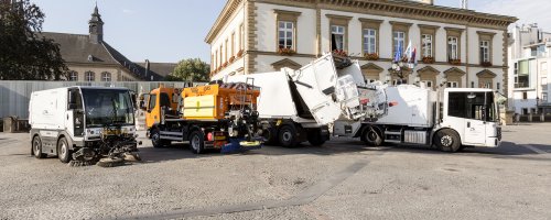 Véhicules du Service d'Hygiène