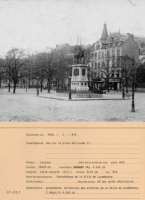 Photo de la place Guillaume II en 1936