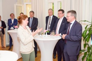 Photo prise lors de la visite à Vienne, avec la délégation de la Ville de Luxembourg
