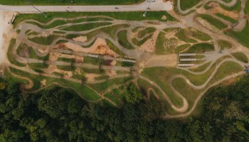 Boy Konen Bike Park vue aérienne