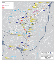 Visite de Sa Sainteté le Pape - Plan d'accès