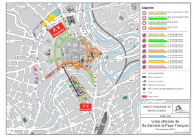 Visit of His Holiness Pope Fr_Trafic info 