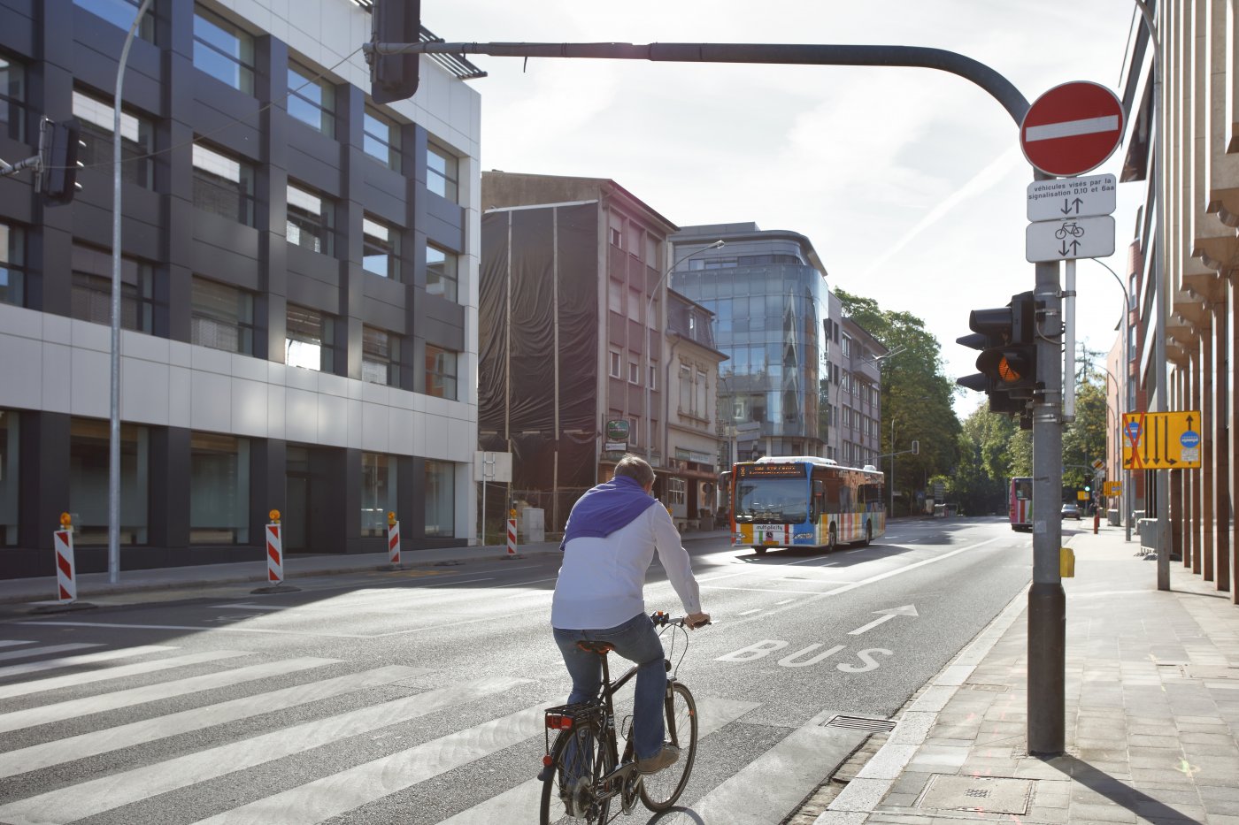 Voie bus - cycles autorisés