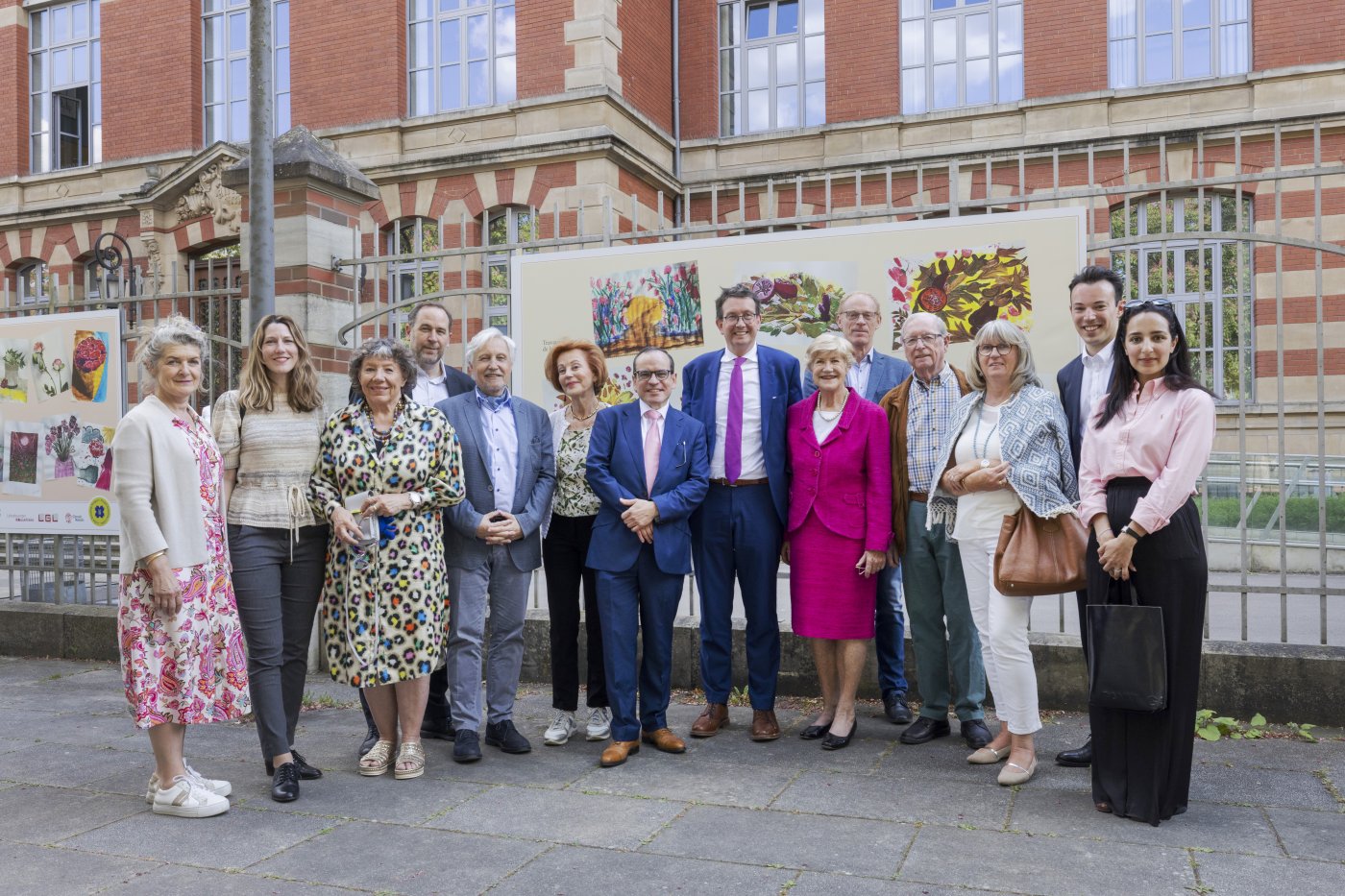 Inauguration de l'expo Héritage - Les roses de Luxembourg