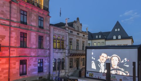 City Open Air Cinema devant le Palais grand-ducal