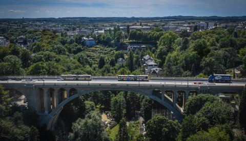 Panorama sur le pont Adolphe