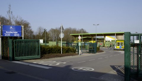 centre de recyclage, rue du Stade