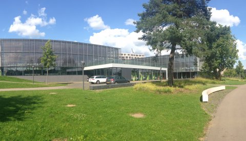 vue panoramique du hall omnisports rue d'Ostende