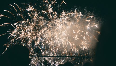 feux d'artifice la veille de la Fête Nationale