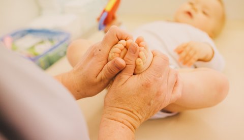 bébé dans une crèche de la Ville de Luxembourg