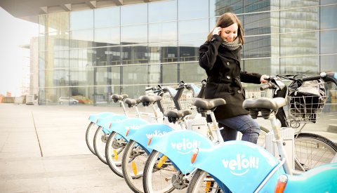 station de vélos en libre service