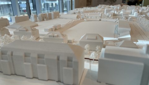 Exposition de la maquette du Stadium