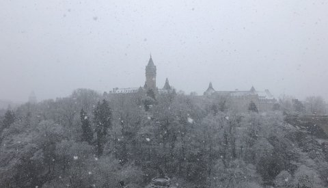 luxembourg en neige