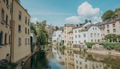 Photo de l'Alzette dans le Grund